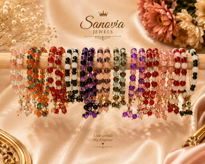 Handmade Beaded Bangles – Elegant Jewelry for Women